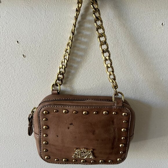 Juicy Couture Handbags - Y2K JUICY COUTURE MINI LEATHER WALLET BAG